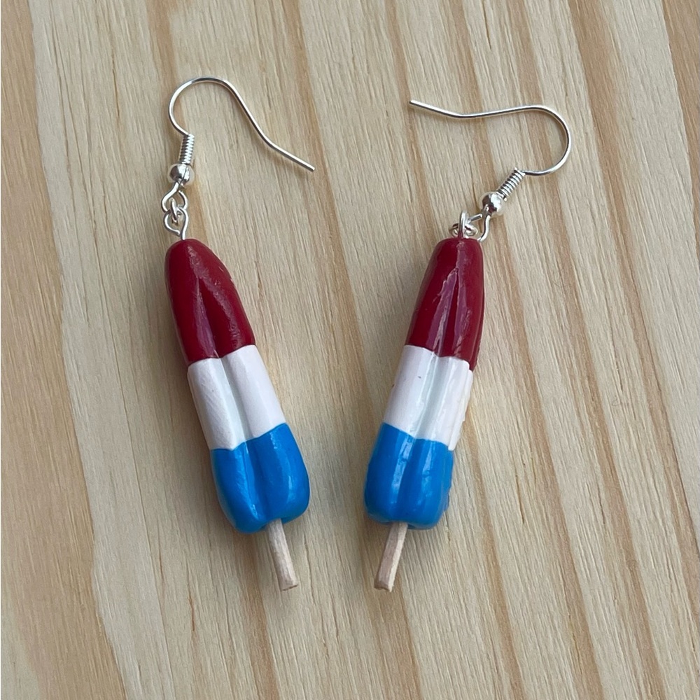 Patriotic Popsicle Earrings